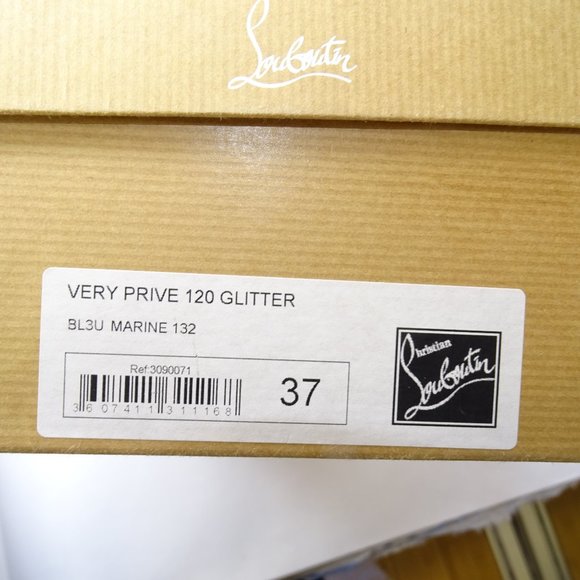 Christian Louboutin Very Prive 120 Glitter Pumps - Picture 16 of 16